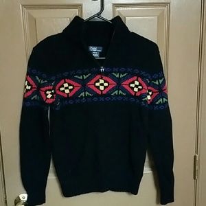 Boys half zip sweater